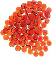 100 Pcs Marble Pebbles Vase Fillers Decor Red