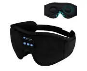 Sleep Headphones, Bluetooth Wireless Music 3D Eye mask, Adjustable Sleep mask Headphone, Ultra-Thin Hands-Free Stereo Speakers