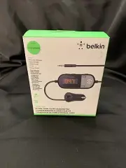 Belkin TuneCast In-Car 3.5mm Aux Audio to FM Transmitter Universal