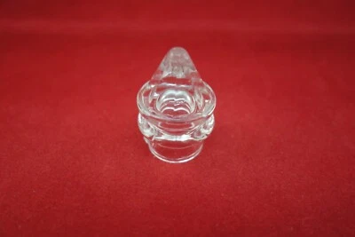 VINTAGE NOS COFFEE POT GLASS PERCOLATOR TOP REPLACEMENT - 3/4" TAB TYPE - MINT