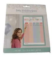 Baby Shower Party Games Guessing Statistics Activity Unisex Boy Girl Supplies
