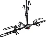 [MAXXHAUL] 50027 Hitch Mount Bike Rack Platform - Style 2-Bike Rack for Cars Trucks SUVs Minivans with Hitch Tightener, Great for E-Bikes with Standard Width Tires