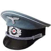 [UVNEX] World War II German Army Elite Infantry Officer Wool hat Sun hat Field hat Movie Props Party Props