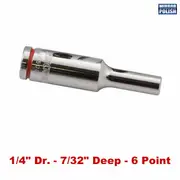 Kincrome K26532 - Deep Socket 7/32" 1/4" Drive (Mirror Polish)