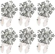 [Generic] Ladies Formal Cuff Accessories, Detachable Shirt Cufflinks | Women Cufflinks - Feminine Cuff Jewelry, Women's Dress Shirt Cufflinks, 6x Sleeve Button Cover, Holiday Clothing Decoration for Weddings Pa