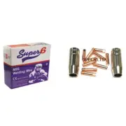 Mild Steel Mig Welding Wire 0.7Kg, MB 15 Contact Tips, Gas Nozzles