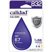 Calidad Calibre HP 67 Ink Tri-Colour