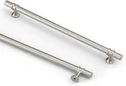Asidrama 10 Pack 11.3 Inch(288mm) Brushed Satin Nickel Kitchen Cabinet Handles, Cabinet Pulls Kitchen Cabinet Hardware Cupboard Handles Drawer Pulls
