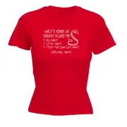 Three Kinds Of Snakes Scare Me - Funny Novelty Womens T-Shirt T Shirt Tshirt