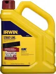 IRWIN STRAIT-LINE 4935522 Permanent Staining Marking Chalk, Crimson Red, 2 Pound