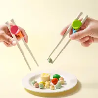 在飛比找momo購物網優惠-【小麥購物】兒童筷子(筷子 學習筷 練習筷 兒童學習筷 矯正