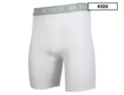 Boys Compression Shorts - White - Unisex Boy Girl Kid
