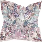 [sanluoli] Boho Style Flower Floral White Crane square silk scarf pashminas fashion head wrap for women for christmas scarf chal para mujer, Boho Style Flower Floral White Crane
