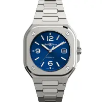 在飛比找Yahoo奇摩購物中心優惠-Bell & Ross BR 05系列時尚機械錶-藍/鋼