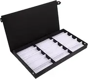 [DIKACA] Eyeglass Display Case Slot Sunglasses Organizer Box Travel Glasses Holder for Home Travel Protective Soft Design Effortless Organization for Eyewear Collection