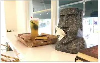 在飛比找Yahoo!奇摩拍賣優惠-復活島 摩艾石像面紙盒 家用創意紙巾盒 moai面紙套 石頭