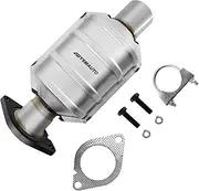 ABYSMAUTO Rear Catalytic Converter Compatible with Chevrolet Malibu 2008-2012, Saturn Aura 2008-2009, Pontiac G6 2008-2010 2.4L l4 3.5L V6 3.6L V6 Catalytic Convertor Direct-fit(EPA Compliant)