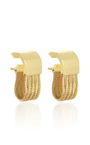 [Her Story] Mini Bold 14K Yellow Gold Earrings