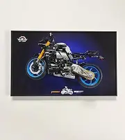 ICUANUTY Display Wall Mount for Lego Technic Yamaha MT-10 SP 42159 - Display Frame Intended for Lego Yamaha MT-10 SP,Size:65 x 40cm,Only Display Wallboard!