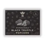 Regalis Microwavable Black Truffle Popcorn, Non-Gmo Kernels, Real Black European