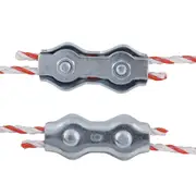 20 Electric Fence Poly Wire Joiner PolyWire Rope Braid Connector Fencing Joiners