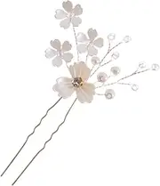 NOLITOY Hair Accessories Long Hair Stick French Pin Women Hair Stick Hair Fork for Girls Bridal Hair Fork Hair Accessory for Girls Bride Pin Hair Pin Women's Decorate Pp Wedding