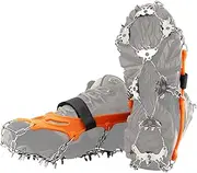 [Z-LEAP] 32-Spike Hiking Boots & Shoes Traction Cleats Ice Snow Grips Stainless Steel Anti Slip for Winter Outdoor Activities