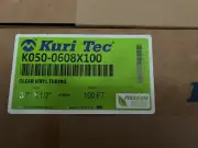 Kuri Tec Clear Vinyl Tubing K050-0608 3/8" X 1/2" - 100 FT New in Box