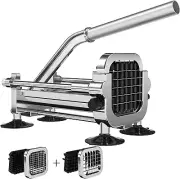 Befano Potato Cutter, Stainless Steel French Fry Slicer with 1/4" and 1/2"