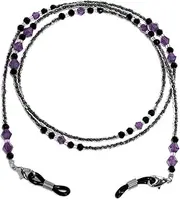 [JYHLSHBA] 2 Crystal Beaded Glasses Chain Sunglasses Chain Women'S Glasses Chain Glasses Rope
