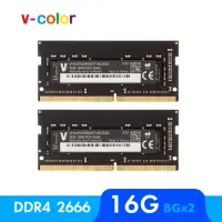 在飛比找momo購物網優惠-【v-color 全何】DDR4 2666 16GB kit