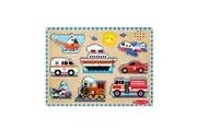 Melissa & Doug See-Inside Numbers Wooden Peg Puzzle Kids Toy Set Assorted 2+