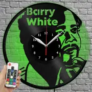 LED Clock Barry White Vinyl Record Wall Clock Led Light Wall Clock 4254