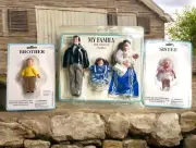 Town Square miniatures 1:12 My Family NEW OLD STOCK .Mom Dad Daughters Baby Son