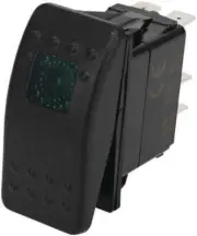 Dragonfire Racing Green Light On/Off Rocker Switch 04-0027 52-0983 Red Light