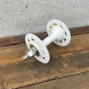 Old School BMX Front Hub White NOS 36 Hole Nutted 36h OG 70s 80s