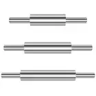 3Pcs Stainless Steel Rolling Pin Nonstick Dough Roller Baking Rolling Pin·~