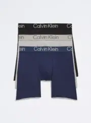 Calvin Klein Ultra Soft Cotton Modal Boxer Briefs Mens 3 Pack XL Underwear - NEW