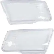Compatible With MITSUBISHI Pajero head light lamps Shell Transparent Lampshade (Transparent)