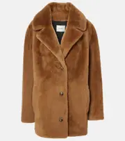 [Yves Salomon] Yves Salomon Veste 75CM shearling jacket AU 18 blue