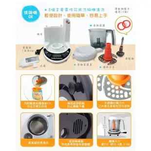 美國 Babybrezza 副食品自動料理機|食物調理機|調理機+食譜【加贈蒸鍋】【麗兒采家】