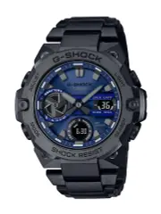 Casio G Shock G Steel Black and Blue Watch GST-B400BD-1A2DR