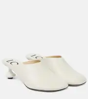[Loewe] Loewe Toy leather mules AU 6 white