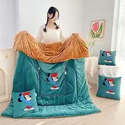 Pillow, Memory Foam Pillow, car Folding Pillow, car Quilt Dual-use New Office Pillow, nap Pillow, Two in one car 40 * 40open105*155cm FourSeasons-FashionableMickey