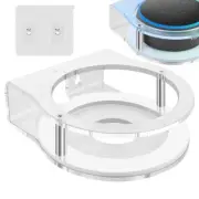 Geekria Speaker Stand Wall Mount Compatible with Echo Dot 3rd Gen (Clear)