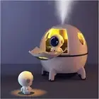 USB Type-c Air Humidifier Cute Space Capsule Aroma Diffuser LED Light Gift 220ml