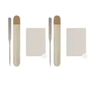 2 x Piccasso Makeup Spatula with the Mini Mixing Palette from Korea