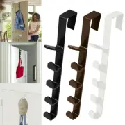 5 Hook Over The Door Hanger Hook Clothes Storage Holder Towel Hanging Rack