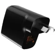 Cygnett CY4741PDWCH PowerPlus 60W Dual Port USB-C PD Fast Wall Charger Black 2xUSB-C(30W)