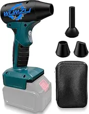 Portable High-Speed Compressed Air Duster with 130000 RPM Turbo Fan Compatible with Makita 18V for Computer Keyboards PC and Car Cleaning (Battery Not Included)